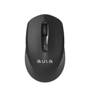Myszki - Aula AM205 2.4G z 4 klawiszami (800-1600dpi) Czarna - miniaturka - grafika 1