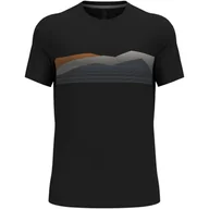 Koszulki sportowe męskie - Koszulka z krótkim rękawem męska ODLO F-Dry Ridgeline T-Shirt Crew Neck s/s - miniaturka - grafika 1