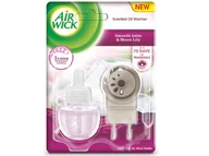 Odświeżacze powietrza - Air Wick Electric Dyfuzor + Wkład Lilia I Satyna - miniaturka - grafika 1