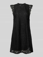 Sukienki - Sukienka z koronki o kroju regular fit z falistym brzegiem model ‘OLLINE’ - miniaturka - grafika 1