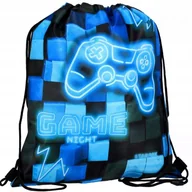 Worki na buty - Starpak Worek Szkolny na Obuwie Pad Blue 552612 - miniaturka - grafika 1