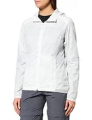 Kurtki damskie - Salomon damska kurtka wiatrówka, zwinny wiatr nadruk bluza z kapturem W, mieszanka syntetyczna, biała, rozmiar XL, LC1158000 - miniaturka - grafika 1