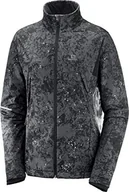 Kurtki damskie - Salomon Damska kurtka sportowa, Agile Warm JKT W, poliester, szary (dla siebie), rozmiar XXL, LC1157100 - miniaturka - grafika 1