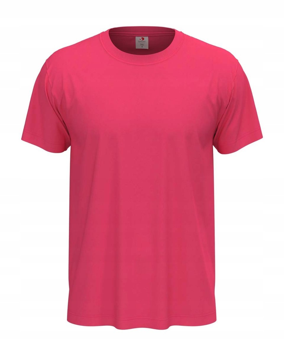 Koszulka męska T-shirt męski Stedman Classic Sweet Pink 3XL DUŻY ROZMIAR