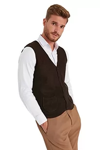 TRENDYOL Bluza męska, brązowy, L - Bluzy męskie - miniaturka - grafika 1