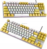 Klawiatury - Orlos K80 - White&Yellow - miniaturka - grafika 1