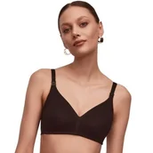 Biustonosze ciążowe - Alles Mama Easy M czarny 75H Biustonosz do karmienia - miniaturka - grafika 1