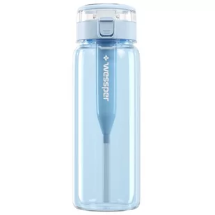Butelka filtrująca WESSPER Activemax Clarti Glass 0.68 l Niebieska - Butelki filtrujące - miniaturka - grafika 1