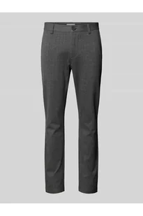 Spodnie materiałowe o kroju slim fit ze szlufkami na pasek model MARK - Only & Sons - Spodnie męskie - miniaturka - grafika 1