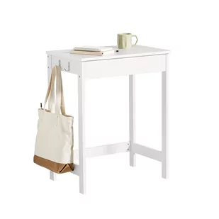 SoBuy Biurko z 1 szuflada komputerow FWT43-W - Biurka - miniaturka - grafika 1