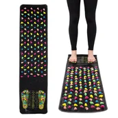 Akcesoria medycyny naturalnej - INSPORTLINE Mata do masażu stóp inSPORTline Marmora 138x34 cm masażer 43610-0 - miniaturka - grafika 1