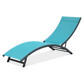 Leżaki ogrodowe - Leżak plażowy STAR Blue - Focus Garden - miniaturka - grafika 1