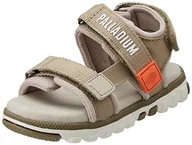 Buty dla dziewczynek - Pallad, Sandały, Pallanikoo Monochromatyczne Mieszane, 25 UE, Zielony, Gris - miniaturka - grafika 1