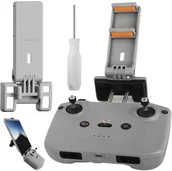 Akcesoria do drona - UCHWYT SKŁADANY NA TABLET TELEFON DJI AIR 2 S MINI 2 3 4 PRO NEO RC-N1 / RC-N2 / RC-N3 - V3 SZARY - miniaturka - grafika 1