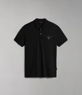 Koszulki męskie - polo uomo napapijri elbas 4 jersey - np0a4gb4 0411 black - miniaturka - grafika 1
