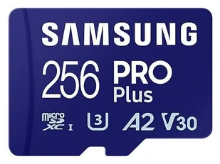 Samsung Pro PLUS microSDXC 256GB UHS-I U3 [Zapis 130MB/s Odczyt 180MB/s] wersja 2023 - Karty pamięci - miniaturka - grafika 1