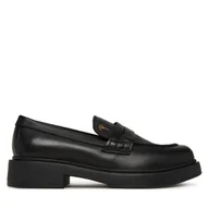 Półbuty damskie - Loafersy JOOP! Coccodrilo Misto 4140008274-900 Czarny - miniaturka - grafika 1