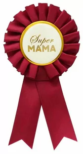 Kotylion Super Mama - 15,5 cm - 1 szt. - Stroje karnawałowe - miniaturka - grafika 1