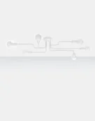 Lampy sufitowe - Sollux Lighting Żyrandol HECTOR 6 biały - miniaturka - grafika 1