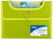 Artykuły biurowe - PUKKA Teczka z gumką Pp A5/25mm/6przegr Pukka zielony Fol - miniaturka - grafika 1