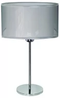 Lampy stojące - Candellux tojąca Lampa stołowa PIANO 41-27788 abażurowa LAMPKA nocna szar - miniaturka - grafika 1