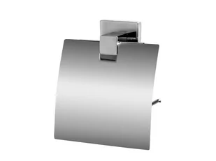 Uchwyt Papieru Toalet. Z Klapką Arktic Chrom Bisk - Stojaki i wieszaki na papier toaletowy - miniaturka - grafika 1