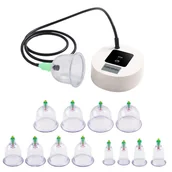 Akcesoria medycyny naturalnej - Bańki chińskie bezogniowe próżniowe elektryczne 12 szt - miniaturka - grafika 1