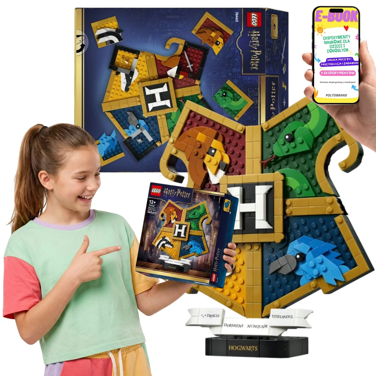 LEGO Harry Potter Herb Hogwartu 76462 Prezent Dla Nastolatka