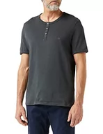 Koszulki męskie - Camel Active Męski T-shirt z rękawem 1/2, Light Blue Los 10, rozmiar XXXXXXL, Dark Grey Core 37, S - miniaturka - grafika 1