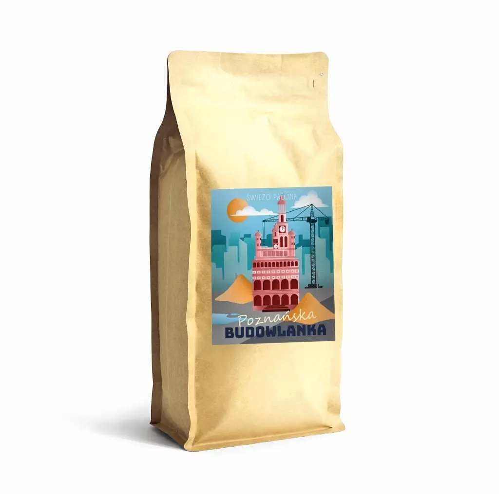 Kawa ziarnista Świeżo Palona Poznańska Budowlanka 1 kg