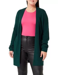s.Oliver BLACK LABEL Damski kardigan z dzianiny, zielony, 44 - Swetry damskie - miniaturka - grafika 1