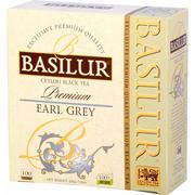 Herbata - Basilur premium earl grey czarna herbata cejlońska bergamotka saszetki - 100 x 2 g - miniaturka - grafika 1