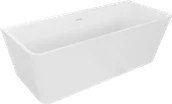 Wanny - Mexen Volta wanna wolnostojąca przyścienna 170 x 75 cm, biała, przelew biały - 51131707500-20 - miniaturka - grafika 1