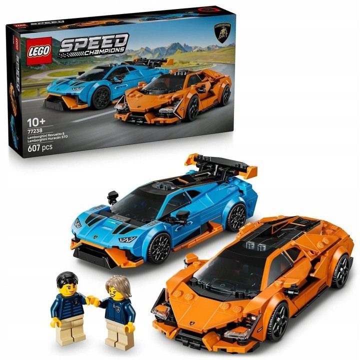 LEGO SPEED - Samochód auto Lamborghini Revuelto i Huracán STO LEGO PREZENT DLA CHŁOPCA