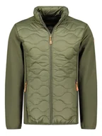 Odzież trekkingowa męska - Geographical Norway Kurtka polarowa "Tahito" w kolorze khaki - miniaturka - grafika 1