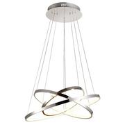 Lampy sufitowe - Nowoczesna lampa wisząca z trzema okręgami LED - V084-Monati - miniaturka - grafika 1
