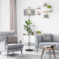 Lampy stojące - Lampa podłogowa czarna industrialna FORNOSA LOFT - miniaturka - grafika 1