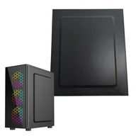 Akcesoria do komputerów stacjonarnych - Gembird Prawy panel boczny do obudowy Fornax 500 czarny blacha - miniaturka - grafika 1