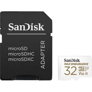 SanDisk Max Endurance MicroSDHC 32GB UHS-I/U3 V30 SDSQQVR-032G-GN6IA SDSQQVR-032G-GN6IA - Karty pamięci - miniaturka - grafika 1