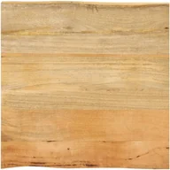 Stoły - vidaXL Blat stołu, 40x40x2,5 cm, naturalna krawędź, lite drewno mango - miniaturka - grafika 1