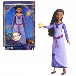 Disney Wish Życzenie Lalka Śpiewająca Asha j. Włoski HXP69 - Lalki dla dziewczynek - miniaturka - grafika 1