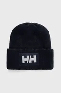 Czapki damskie - Helly Hansen Czapka kolor granatowy z grubej dzianiny - miniaturka - grafika 1