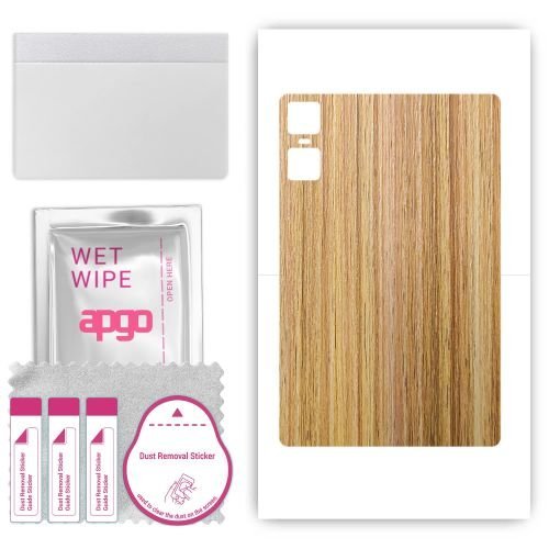 folia naklejka skórka strukturalna na TYŁ do Teclast T45HD - Drewno Dąb Miodowy - apgo SKINS