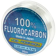Żyłki wędkarskie - Żyłka VDE-ROBINSON Fluorocarbon 0.225 mm / 20 m Transparentny - miniaturka - grafika 1