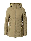 Płaszcze damskie - Killtec Damski pikowany płaszcz/kurtka o wyglądzie puchu z odpinanym kapturem KOW 61 WMN QLTD JCKT, czarna, 36, 38641-000 - miniaturka - grafika 1