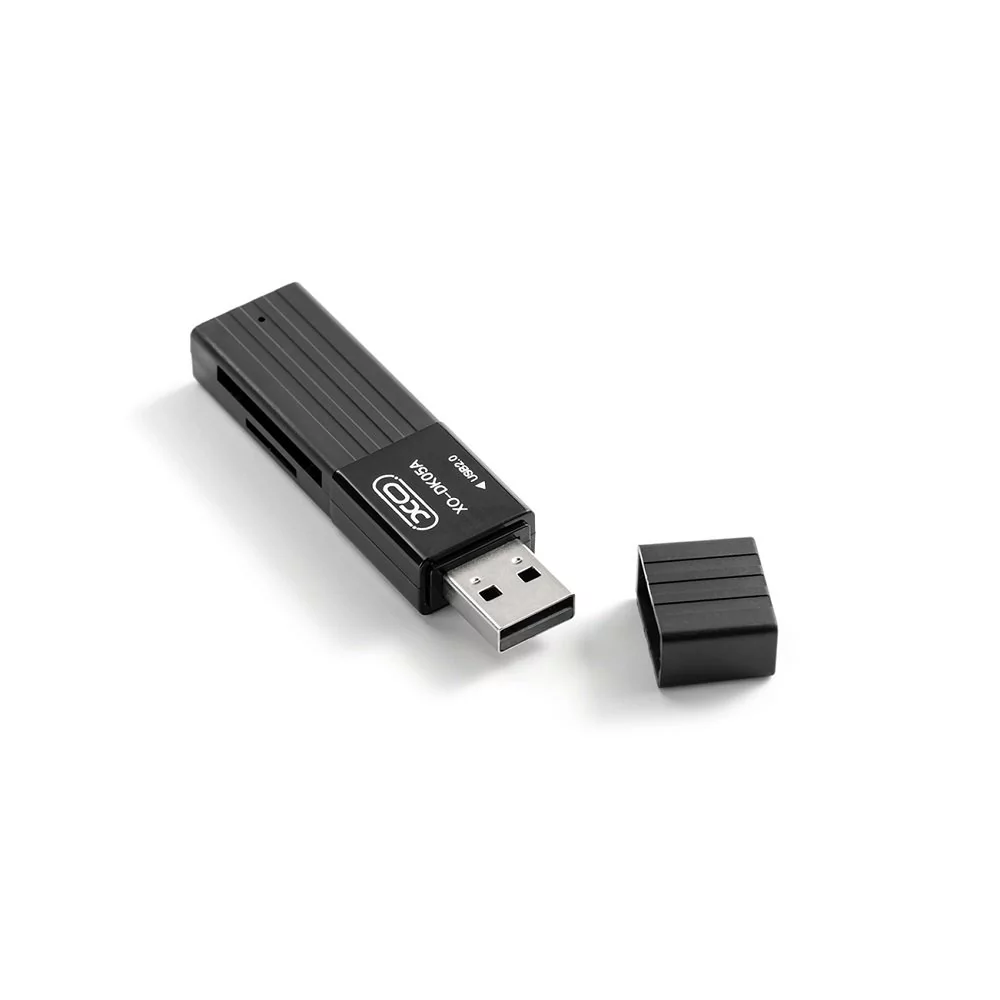 XO,  czytnik kart 2w1 DK05A USB 2.0 czarny