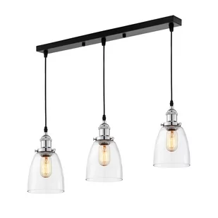 POTRÓJNA LAMPA WISZĄCA LOFT CHROMOWANA FABI W3 PRO - Lampy sufitowe - miniaturka - grafika 1