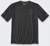 Koszulki męskie - Koszulka Sun Defender Lightweight Logo SS Black - miniaturka - grafika 1