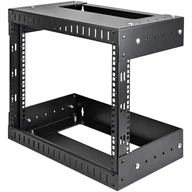 Szafy rack - StarTech RK812WALLOA stojak 8U Szafa wisząca Czarny - miniaturka - grafika 1