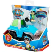 Samochody i pojazdy dla dzieci - Psi Patrol: Pojazd podstawowy z figurką. Rex - miniaturka - grafika 1